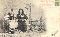 CPA Fantaisie Enfants Retour de pelerinage 