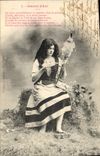 Vintage Postcard Imagination Woman Joan of Arc