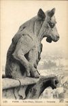 CPA Gargouille Paris Notre Dame Chimere