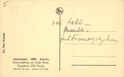 CPA Anvers 1930 Exposition d'art ancien Salle du 17eme