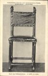 CPA Rijksmuseum Amsterdam Stoel