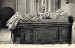 CPA Dreux Chapelle Saint Louis Tombeau du Duc d'Alencon Walhain