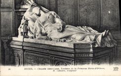 CPA Dreux Chapelle Saint Louis Tombeau de la Princesse Marie d'Orleans Lemaire
