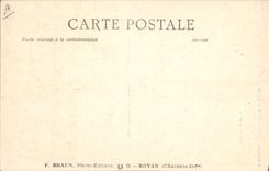 Vintage Postcard Island of Oleron St Pierre the lantern of deaths