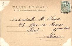 Vintage Postcard Interior Aubazine of the church Tomb of St Etienne