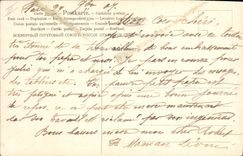 Vintage Postcard Dog Chients Pup Snail