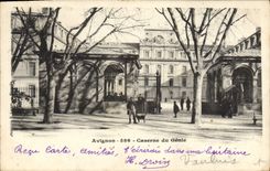 CPA Militaria Avignon Caserne du Genie