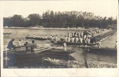 CPA Militaria Avignon Pont sur le Rhone par le 7eme Genie