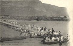 CPA Militaria Rollandiere Grenoble 4eme regiment du Genie sur l'Isere