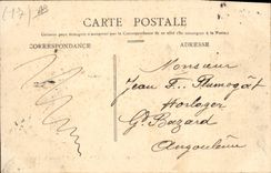 Vintage Postcard Rochefort Boat on Sea Infernet in the basin n°3