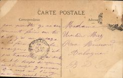 Vintage Postcard Bateau Iena Armours squadron