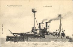 Vintage Postcard Boat the Untameable one