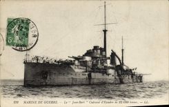 CPA Bateau Le Jean Bart Cuirasse d'escadre