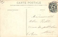 CPA Bateau Lancement du Jules Michelet 31 aout 1905