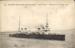 CPA Bateau Jules Ferry Cuirasse de 1er rang