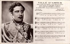 Postal Ciudad de amor Enrique Garat Jean Boyer Heymann