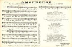 CPA Amoureuse De Feraudy Berger