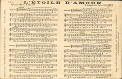 CPA L'Etoile d'amour Fallot Paul Delmet