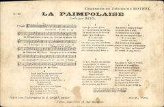 Postal el Pampolaises Theodore Botrel