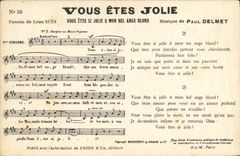 CPA Vous etes jolie Leon Sues Paul Delmet