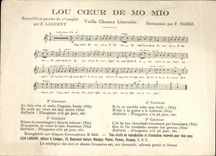 Postal Lou Corazón de Mes mí Lagueny Sarr