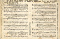 Postal tengo tanto lloro a Dickson