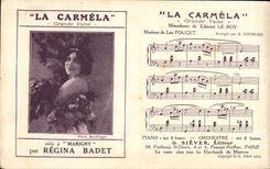 Postal la Carmela Grande vals Marigny Regina Badet