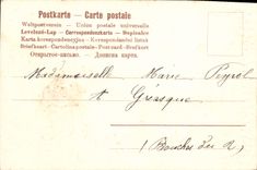 Vintage Postcard Imagination Flowers Memory of Roquevaire