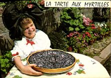 Postal Cocina Tarta tiene el Arándano