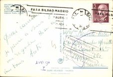 Modern Postcard Cooks Paella