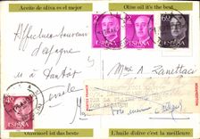 Postal Cocina Aceite de oliva