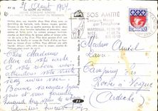 Modern Postcard Cooks soup in Pistou