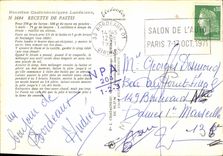 Modern Postcard Cooks the Landais pastis