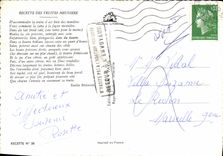Modern Postcard Cooks Receipt of the Trouts Miller