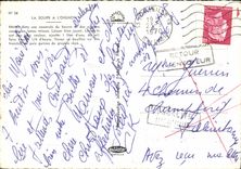 Modern Postcard Cuisine soup has onion