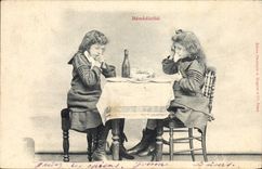 CPA Fantaisie Enfants Benedicite 