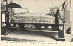 CPA Musee des Arts Decoratifs Lit Epoque Empire Don Fournier