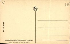 Postal Vagada Reales del cincuentenario Bruselas Armario holandés