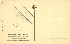 CPA Exposition d'Art ancien Anvers 1930