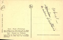 CPA Gand Musee d'archeologie dans l'abbaye de la Sainte Vierge dans la Byloke