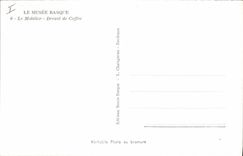 CPA Le musee basque le mobilier Devant du coffre