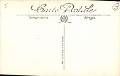 Postal Vagada de Cluny Credencia Arte Francés