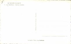 Postal él vagada vasco los muebles Arcón antiguo