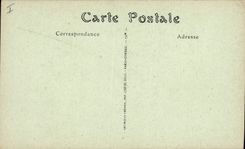 Postal Vagada de las Artes Decorativas Sedes Luis XVI