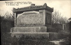 Vintage Postcard Rupt on the Saone the tomb of the count d' Orsay