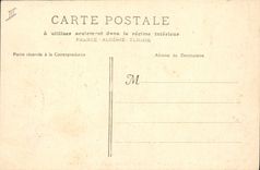 Vintage Postcard Aix in Overall picture Provence of the dry tomb