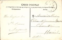 Vintage Postcard Interior Menoux Saint of the church the tomb