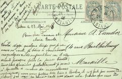 Vintage Postcard Touggourth Tomb of the Sherif Sidi El Hadj Interior of the mosque of Zaouia de Temacin