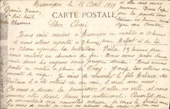 Postal Militaria Besançon el Doubs tiene a Bote Maniobras de la Ingeniería