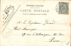 CPA Militaria Arras Ecole de Pont du Genie La parade 